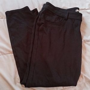 Faded glory black jeggings